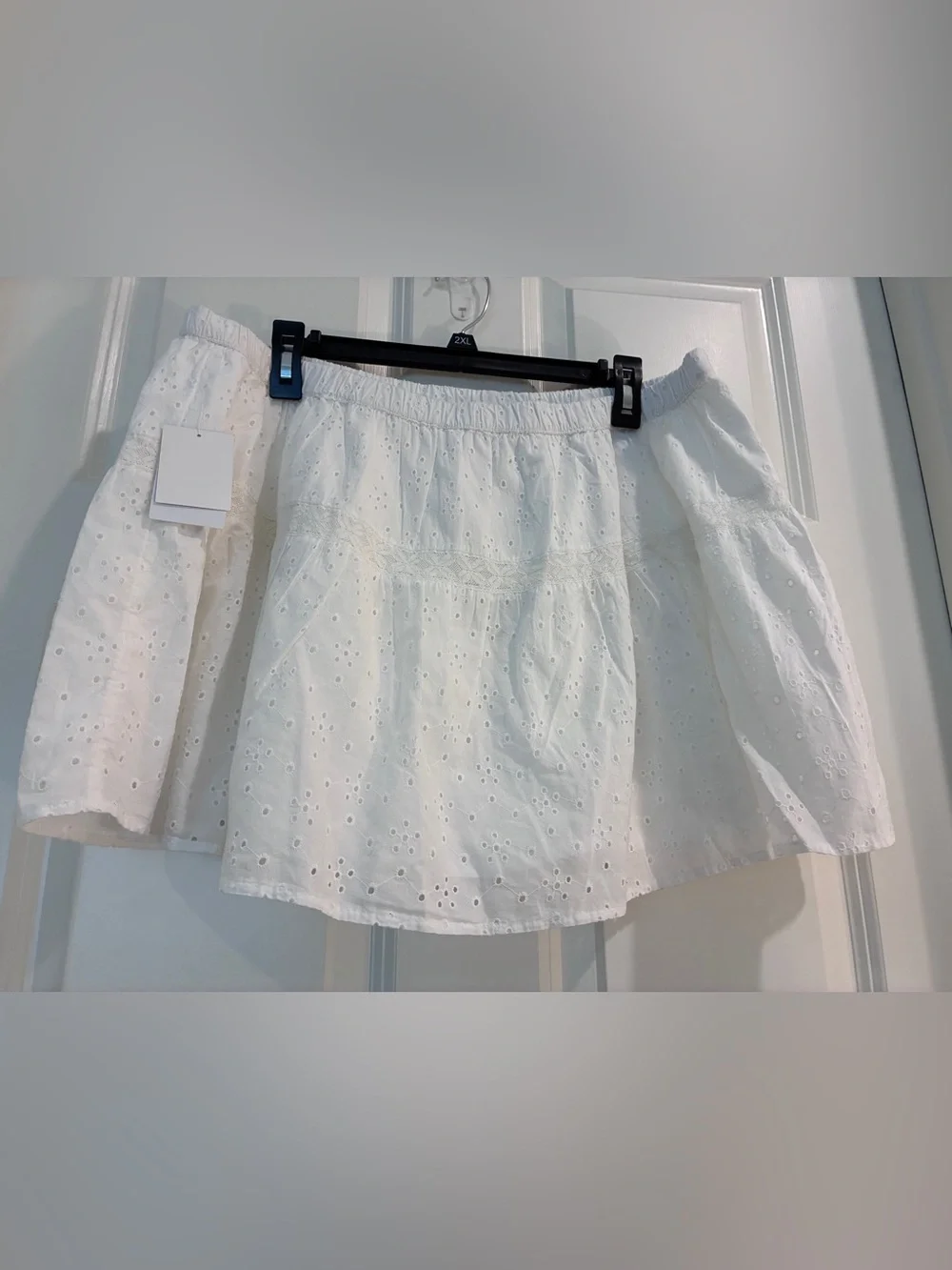Abound White Eyelet Mini Skirt